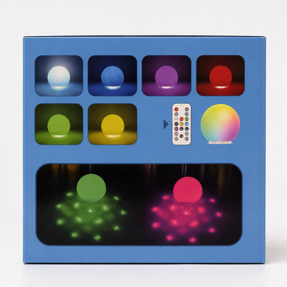 Lumière LED flottante en boule pour piscine et spa - CT223W