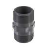 1-1/2" x 3" grey PVC male Nipple