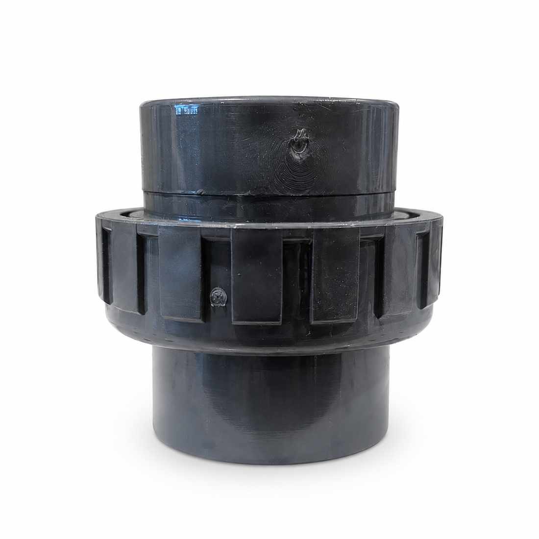 1 1/2" detachable union, glue x glue, grey female – 150-100G