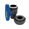 Soupape à bille 2 voies 1 1/2" collé femelle grise – 150-0100G