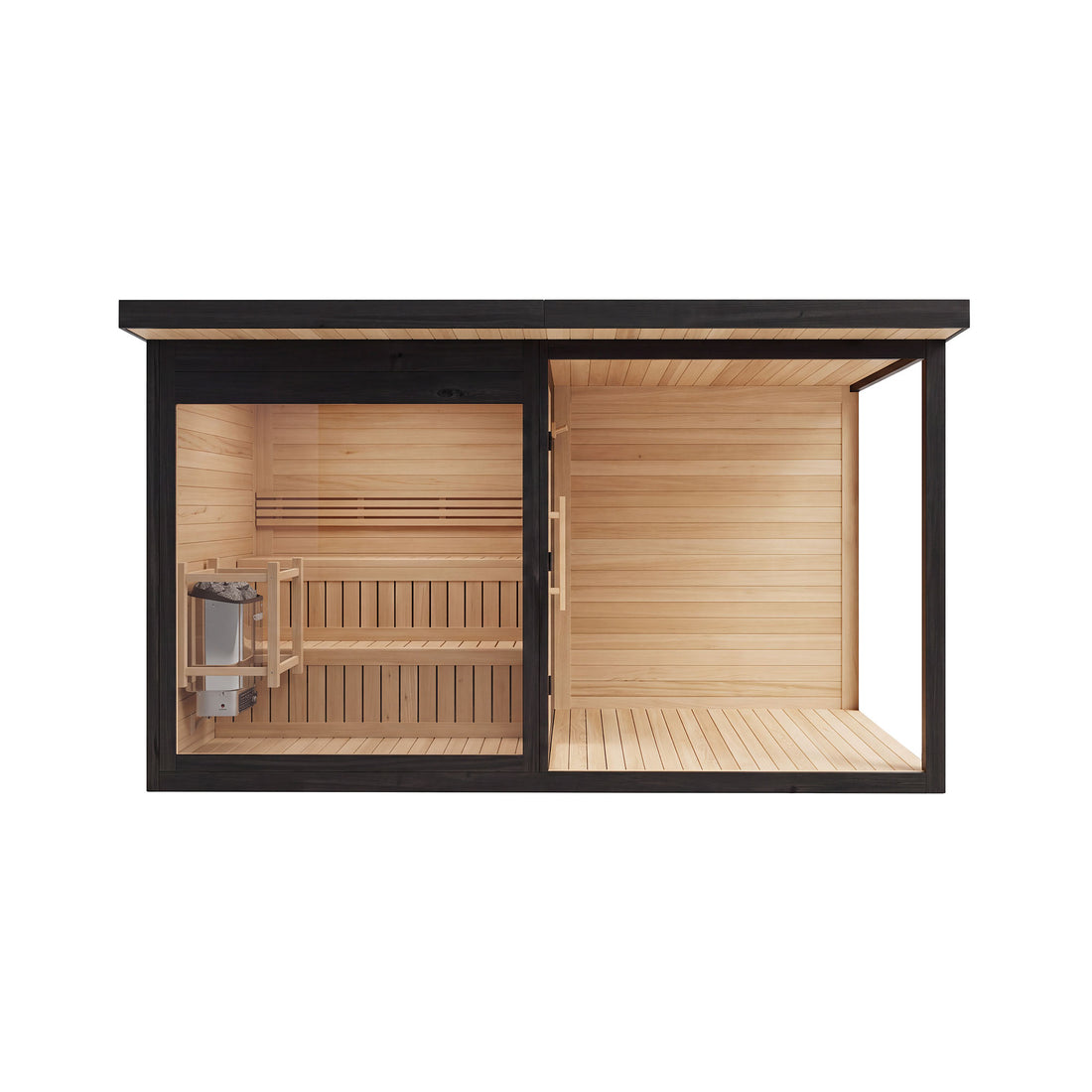 Sauna Helsinki en cèdre rouge - 12' x 7'