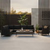 Madagascar sectional with armchair