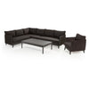 Madagascar sectional with armchair