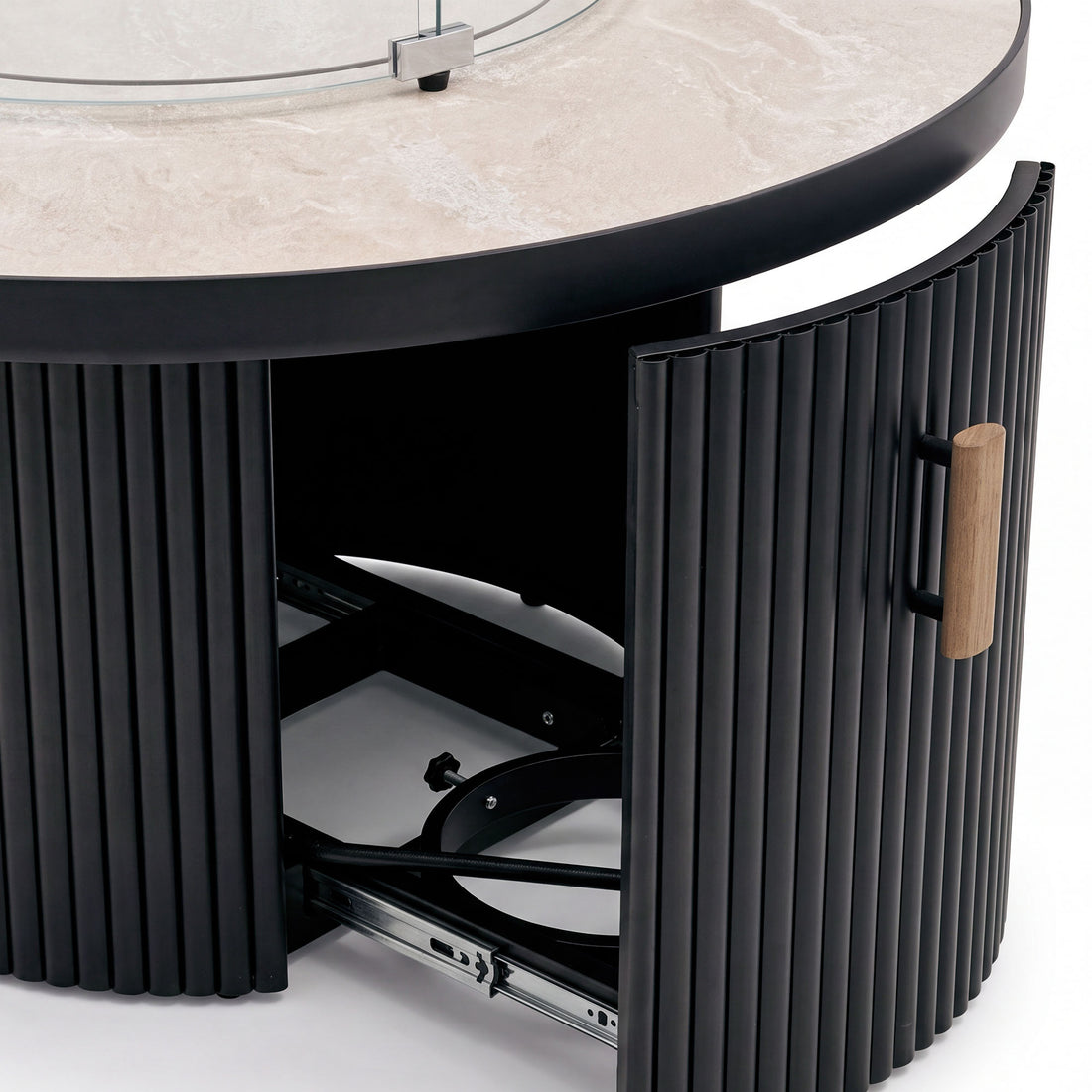 Pompeii fire pit table