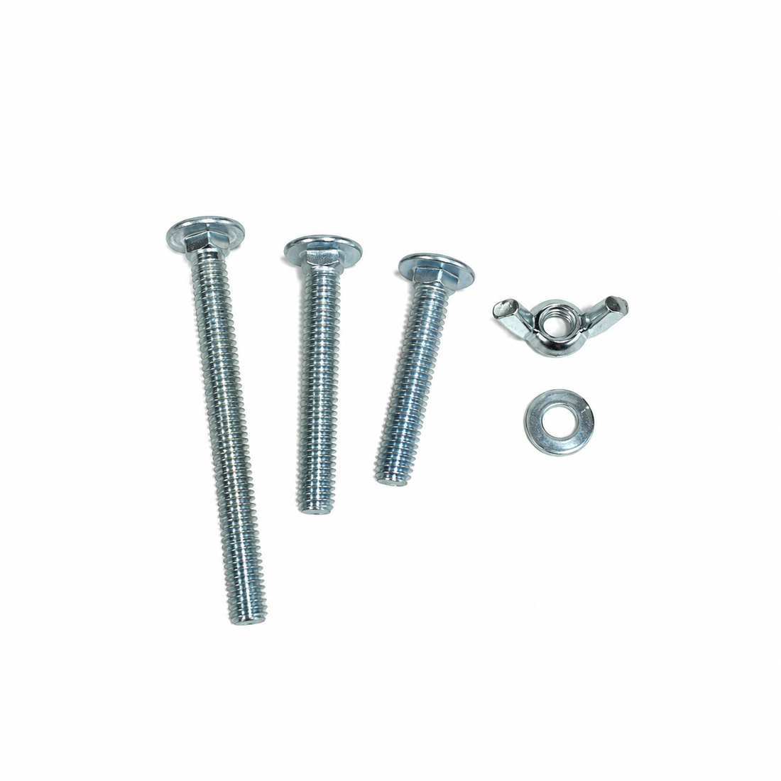 Set of screws, bolts, and wing nuts for Plus/Royal shelter