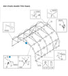 # 6 male door bar 86 3/4''