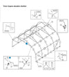 # 6 male door bar 86 3/4''