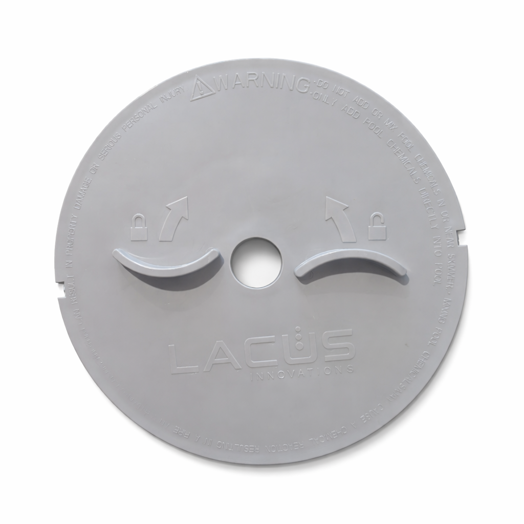 Gray Skimmer Lid for Above-Ground Pool – Model 140-1033