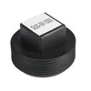 Bouchon 2" vissé noir