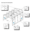 # 8 Diagonal 71 1/2''