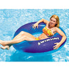 Blue graphic inflatable ring
