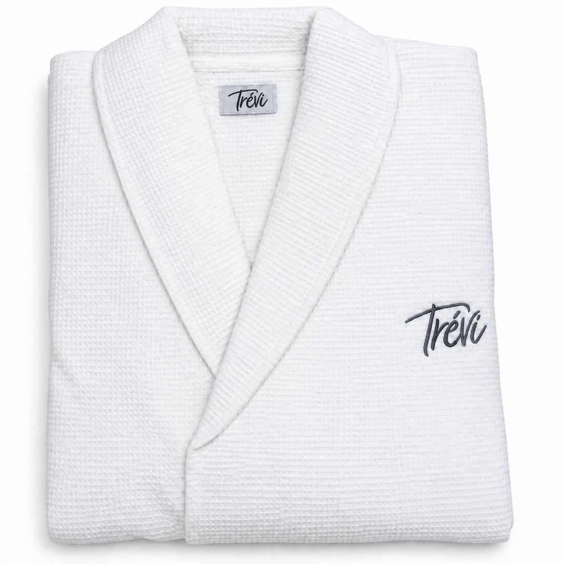 White polyester bathrobe – Trévi Signature