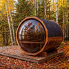 Scandinavian Barrel Sauna - 5' 7/8'' x 5' 7/8''