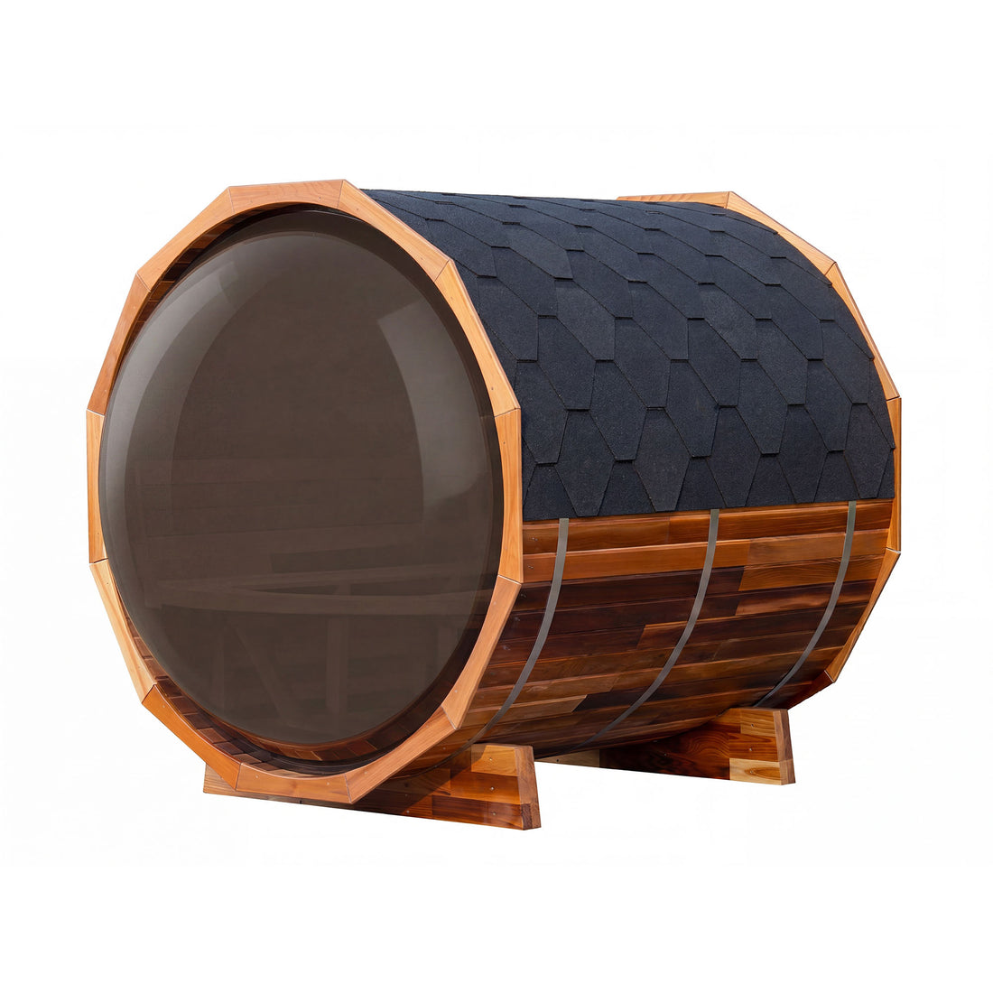 Scandinavian Barrel Sauna - 5' 7/8'' x 5' 7/8''