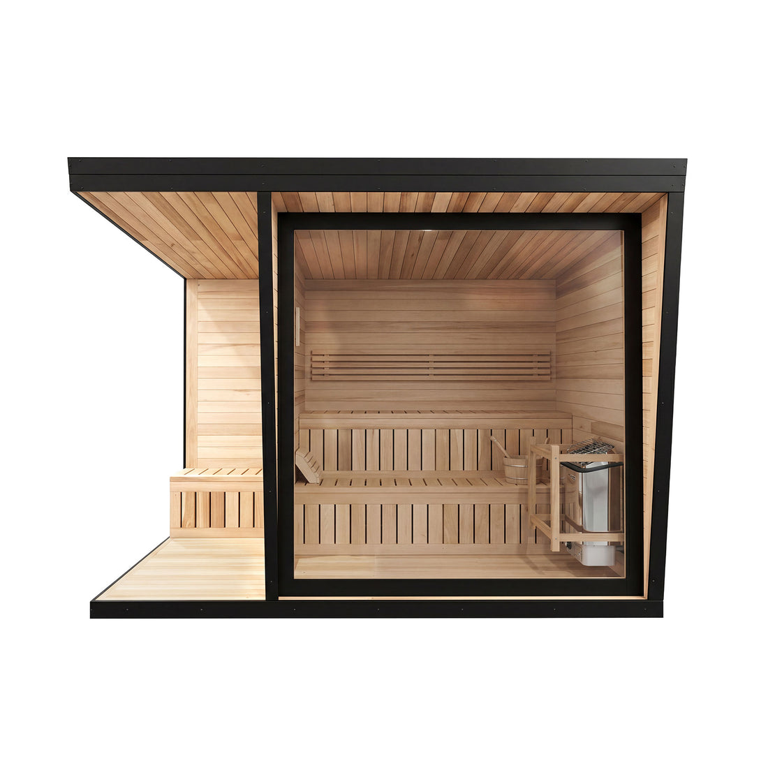 Sauna Oslo en cèdre rouge - 10' x 7'