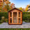 Sauna Suède en cèdre rouge - 6' 1/2'' x 6'