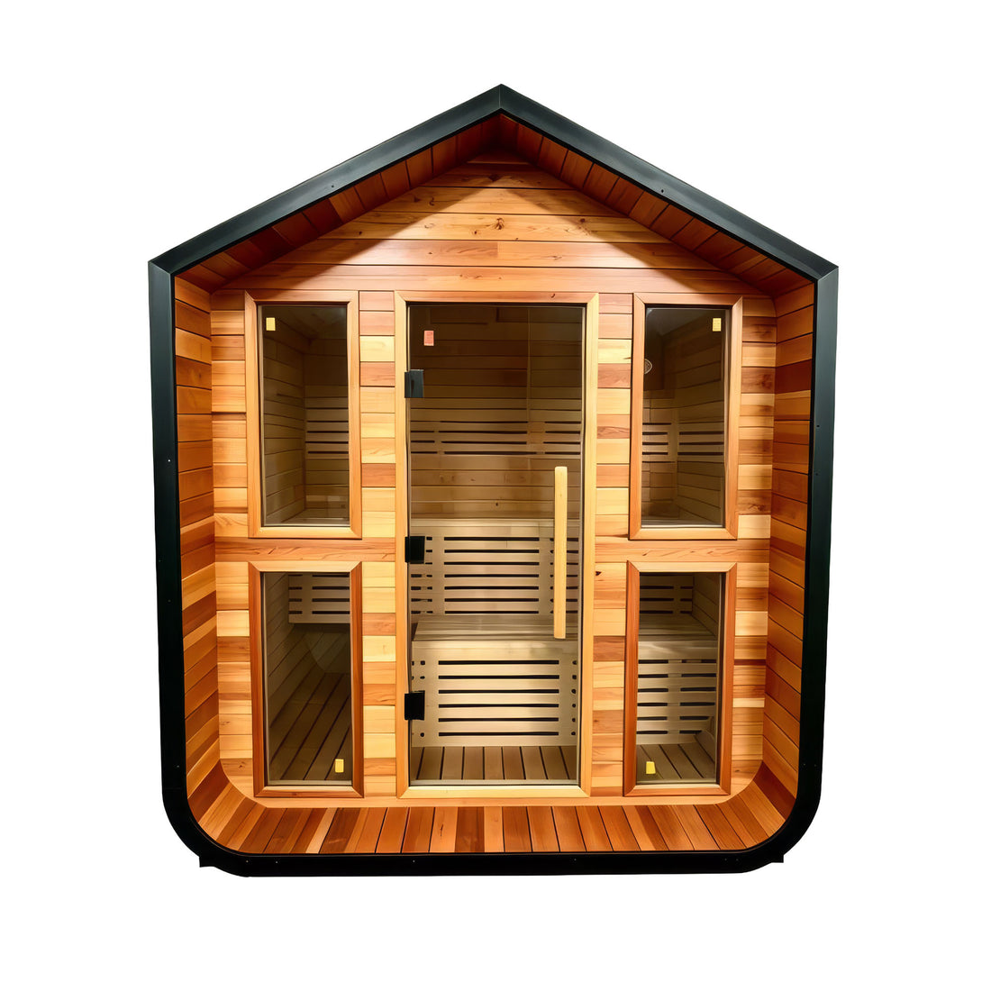 Sauna Suède en cèdre rouge - 6' 1/2'' x 6'