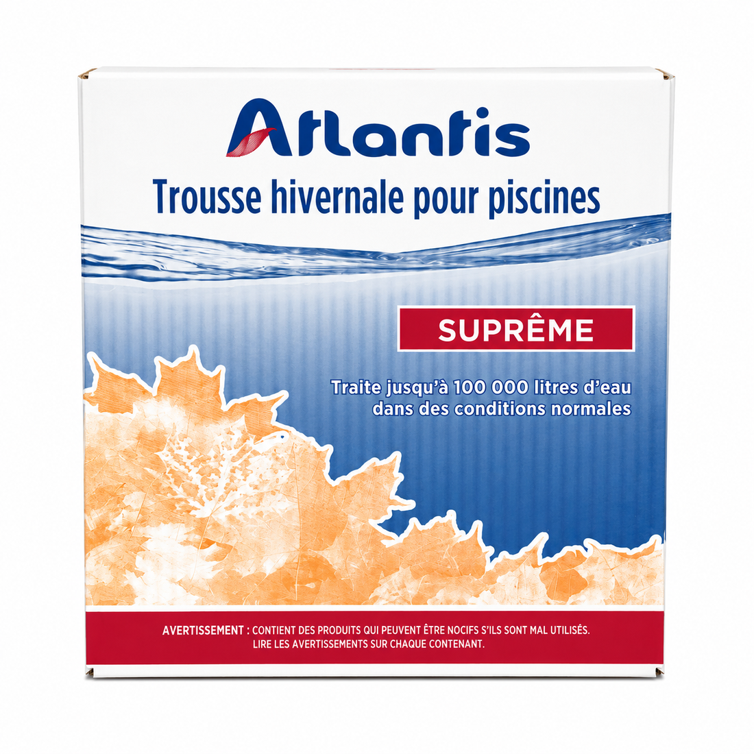 Trousse de fermeture Atlantis de piscine - 100 000 Litres