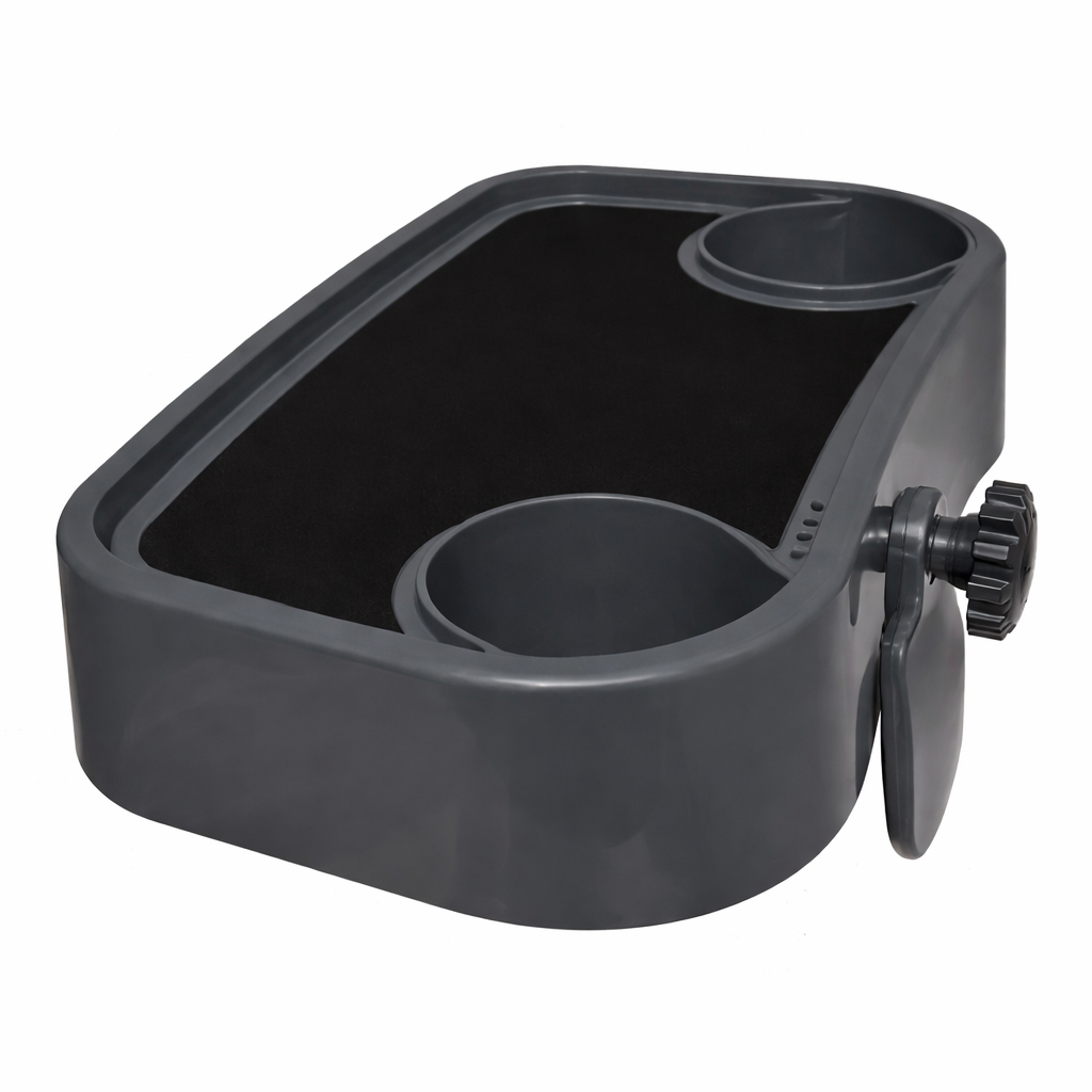 Adjustable spa tray – Grey – TRAY-GREY-CBX