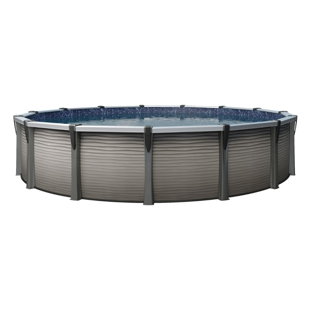 Piscine hors terre Alumi 12' avec installation - Toile FONTANA