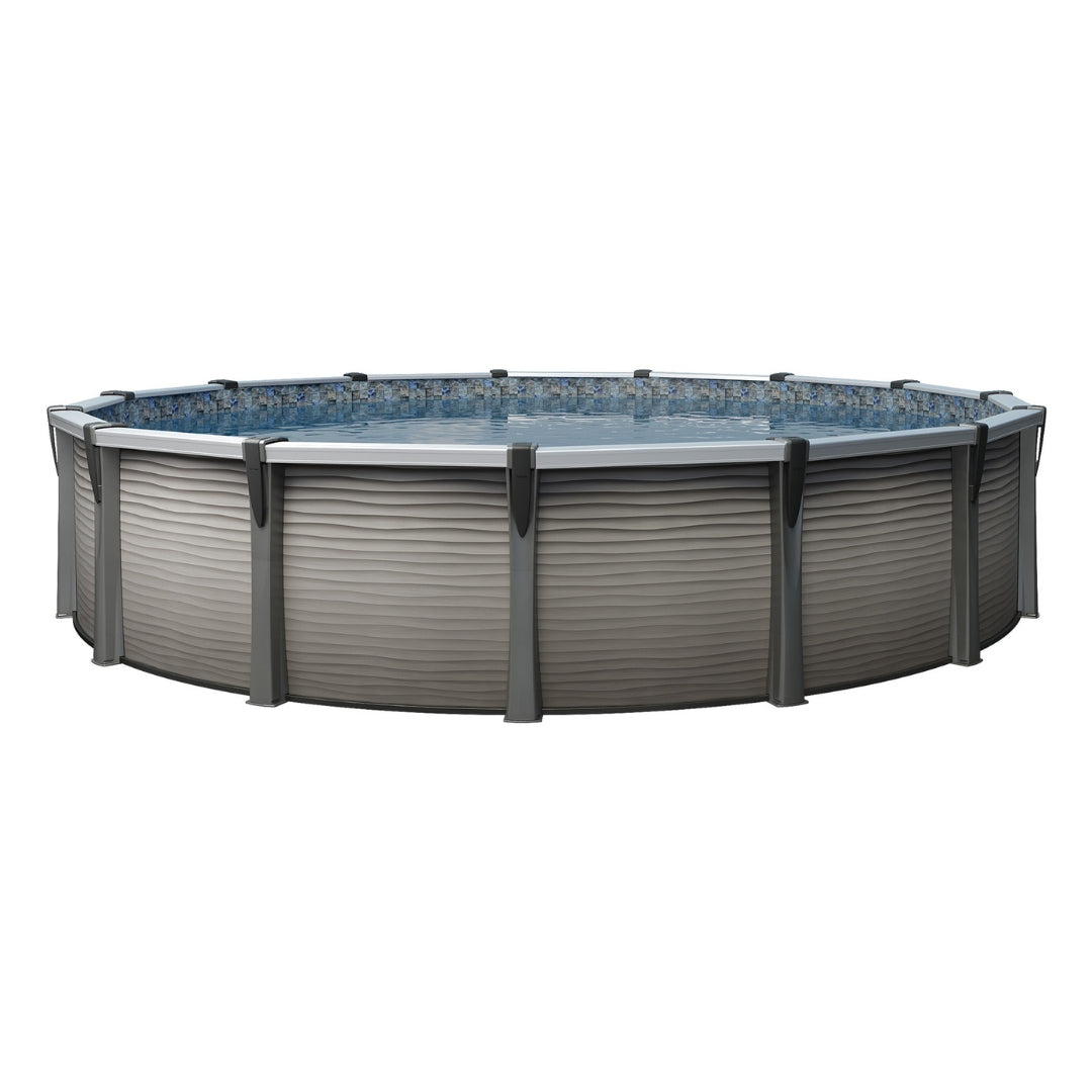 Alumi 18' above-ground pool with installation - SOHO liner