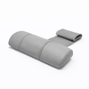 Grey headrest with central weight