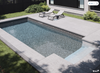 Rectangular in-ground steel pool structure