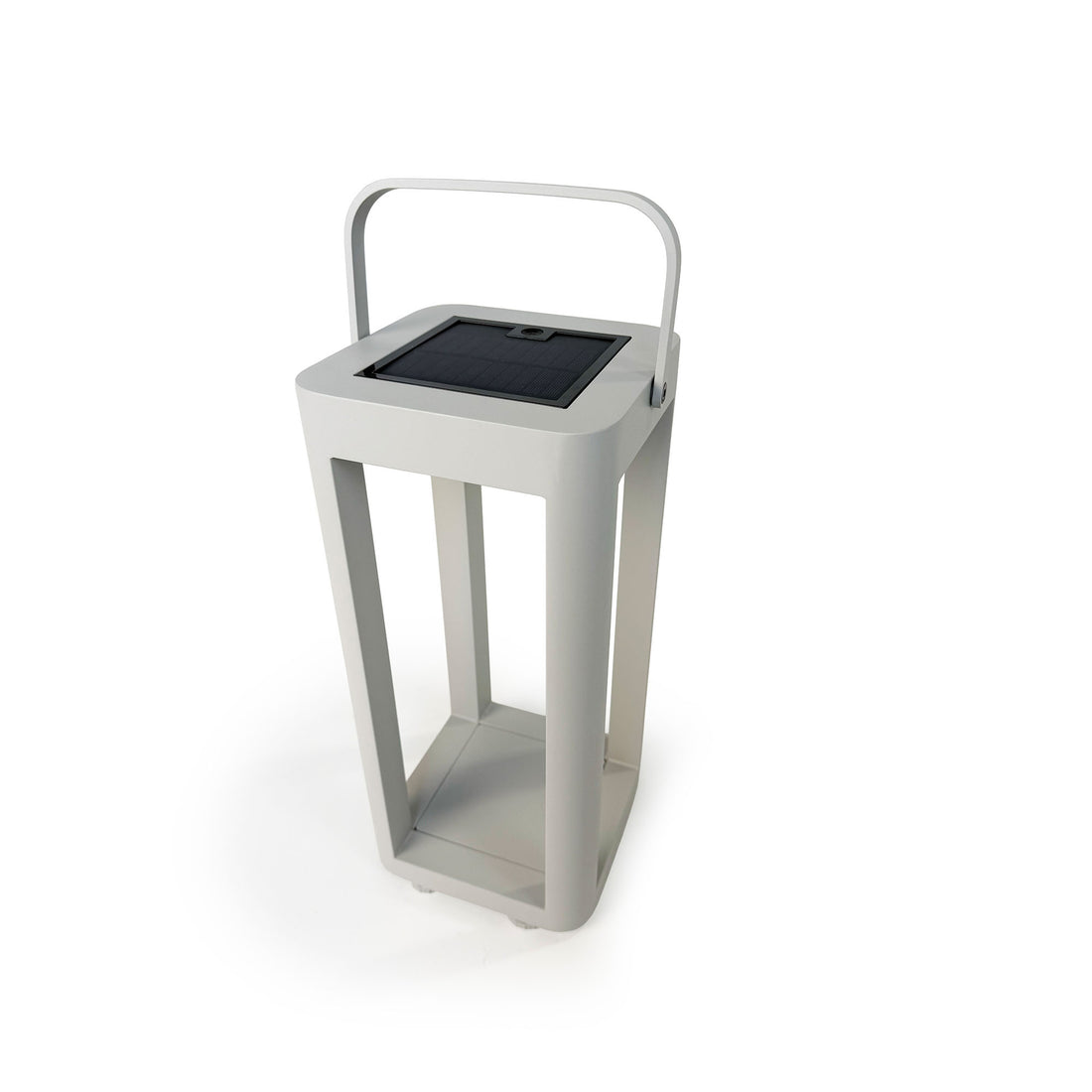 Greige outdoor lantern – 3 light intensities