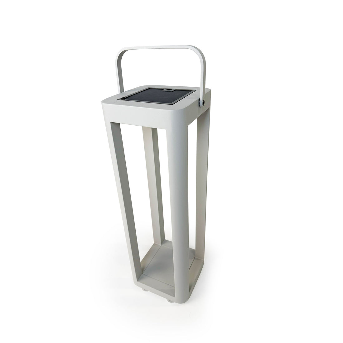 Greige outdoor lantern – 3 light intensities