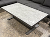 Santiago grey adjustable table - Store demo with imperfections