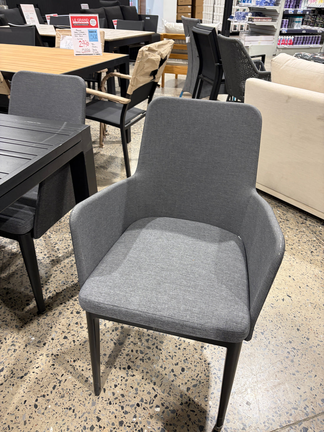 Seoul black dining chair - Store demo with imperfections