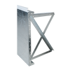 Rectangular in-ground steel pool structure