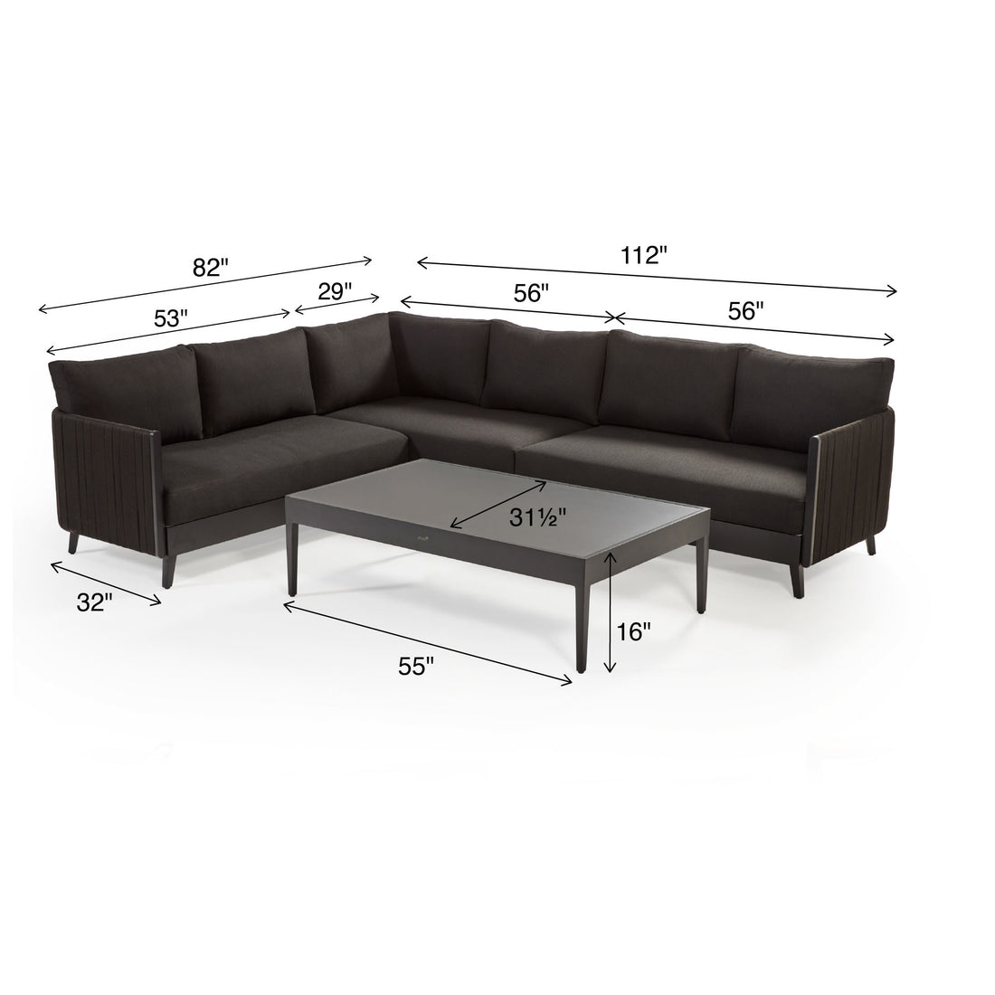 Madagascar Living Room Set