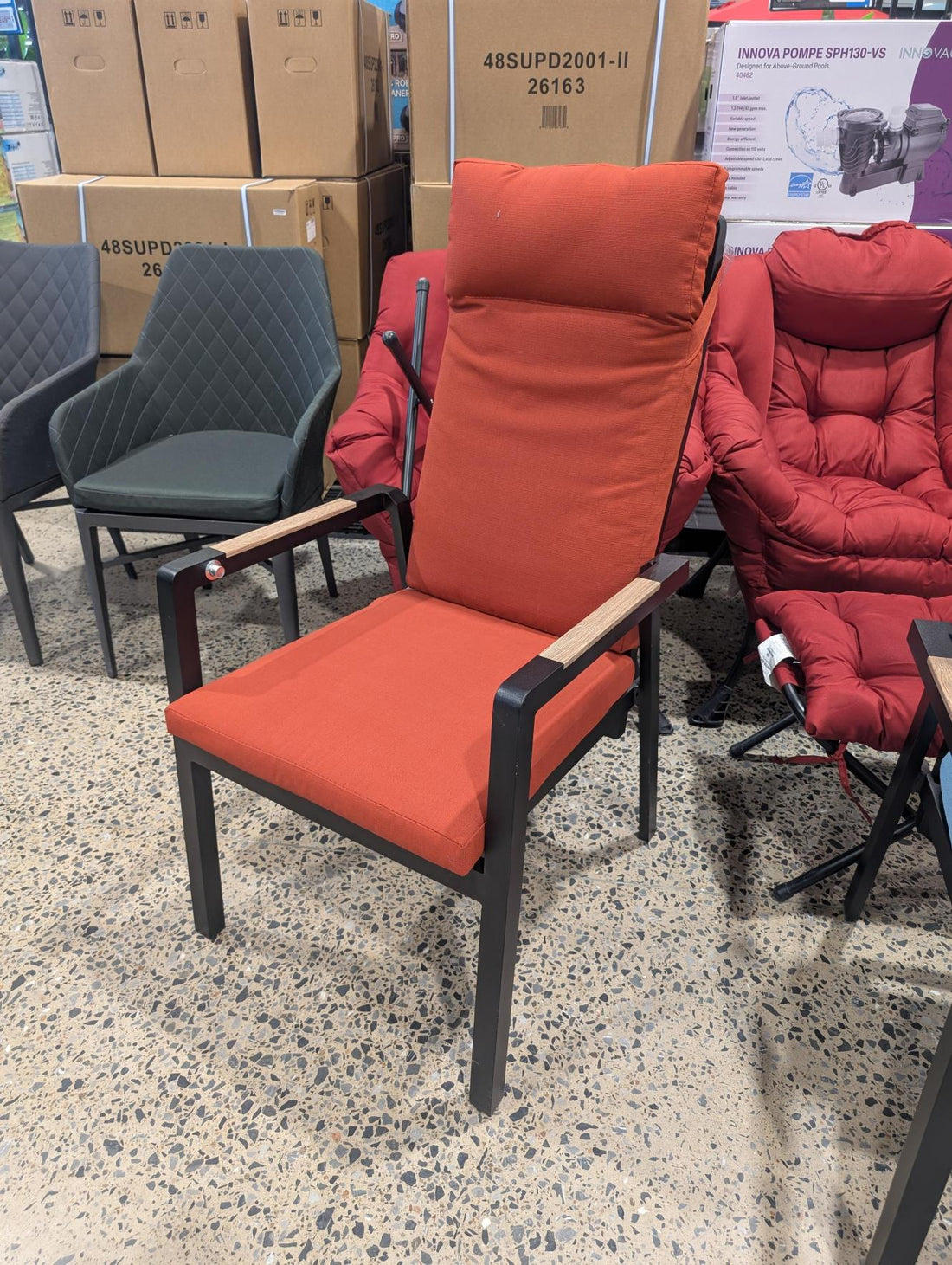 Chaise à dîner Barbade Orange - Démonstrateur avec imperfections