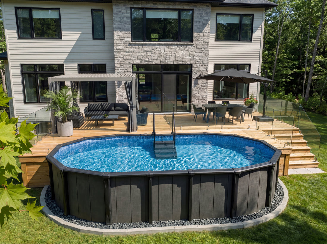 Trevi Onyx Above-Ground Pool