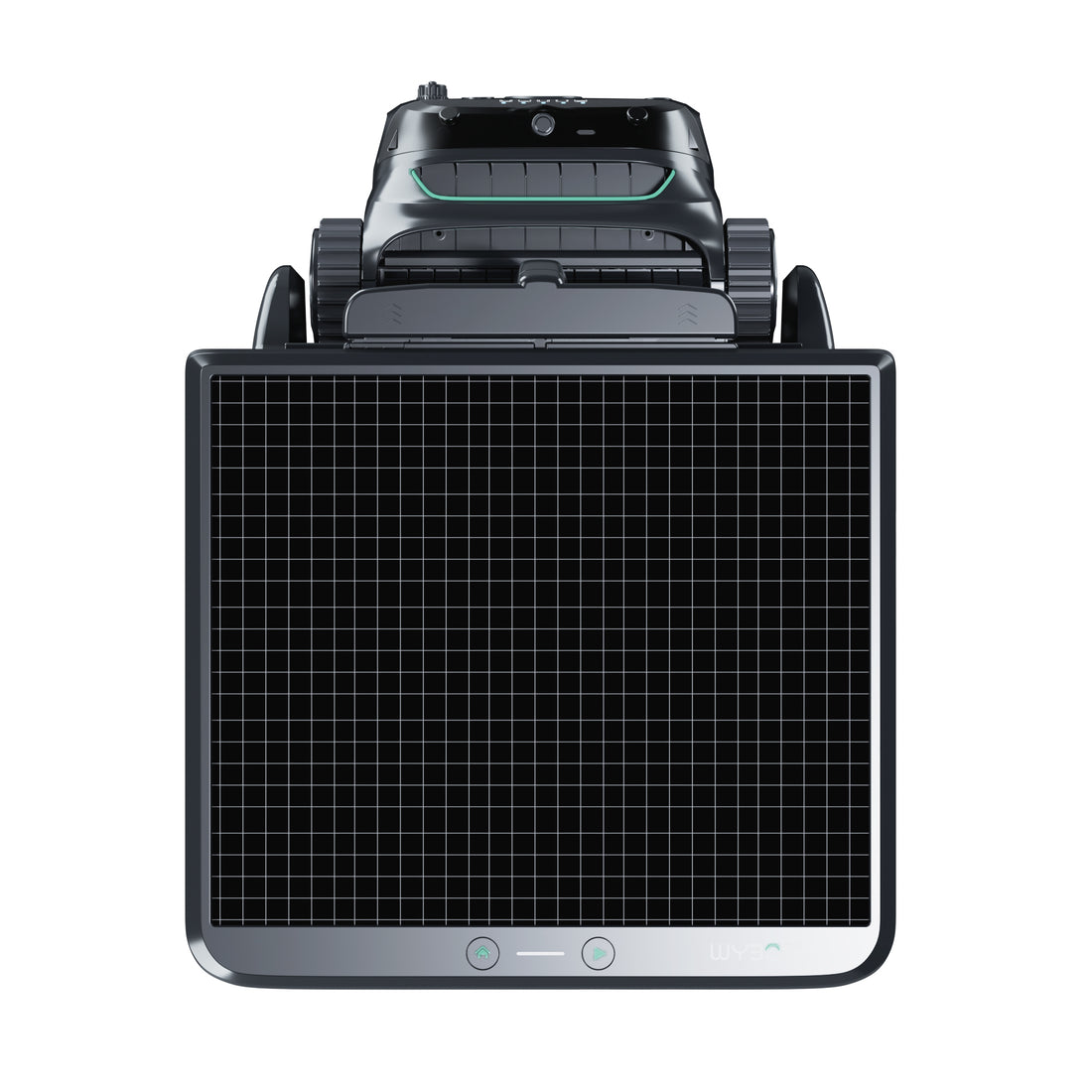 Robot S2 recharge solaire/vision IA de Wybot sans fil pour piscines creusées