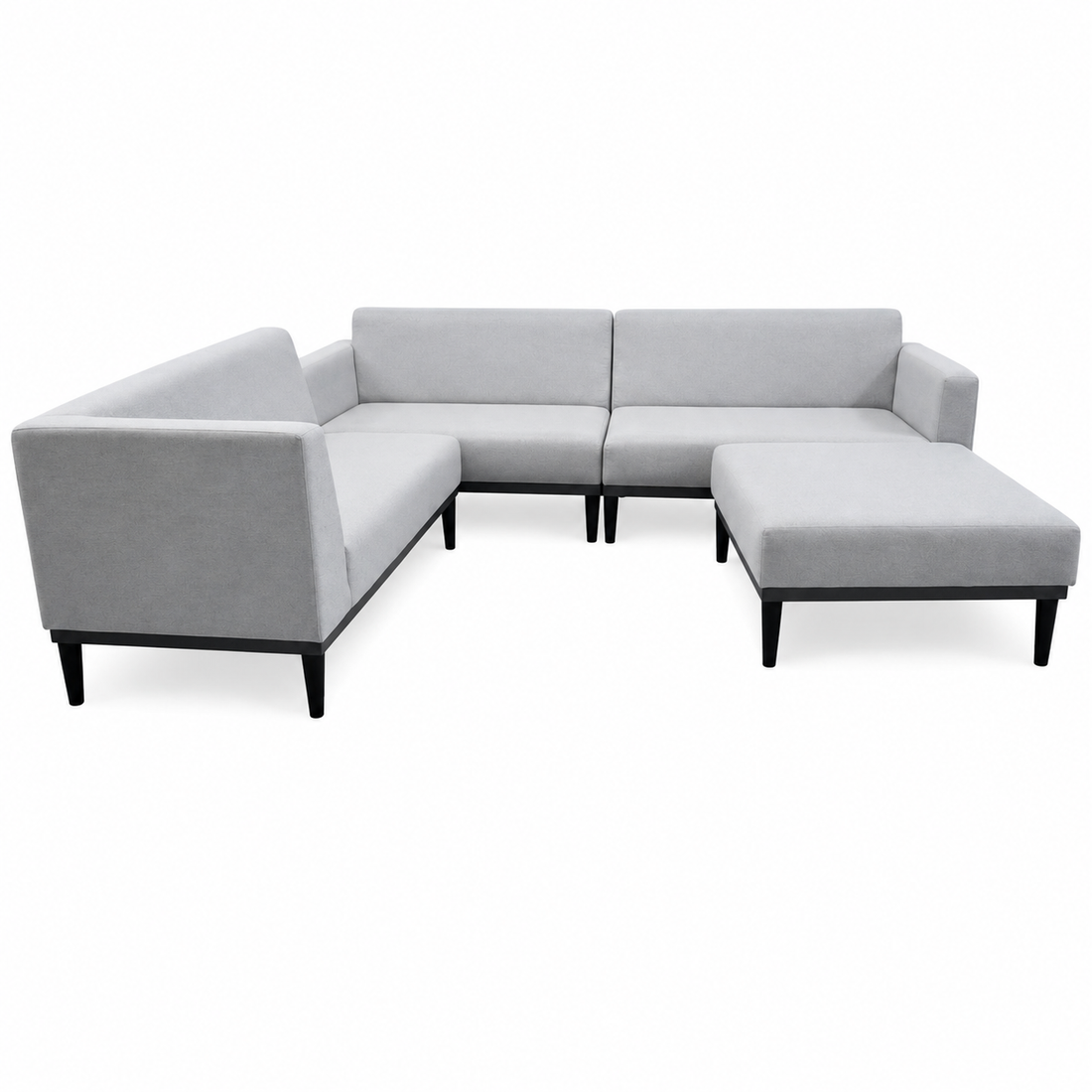 Enna grey sectional sofa