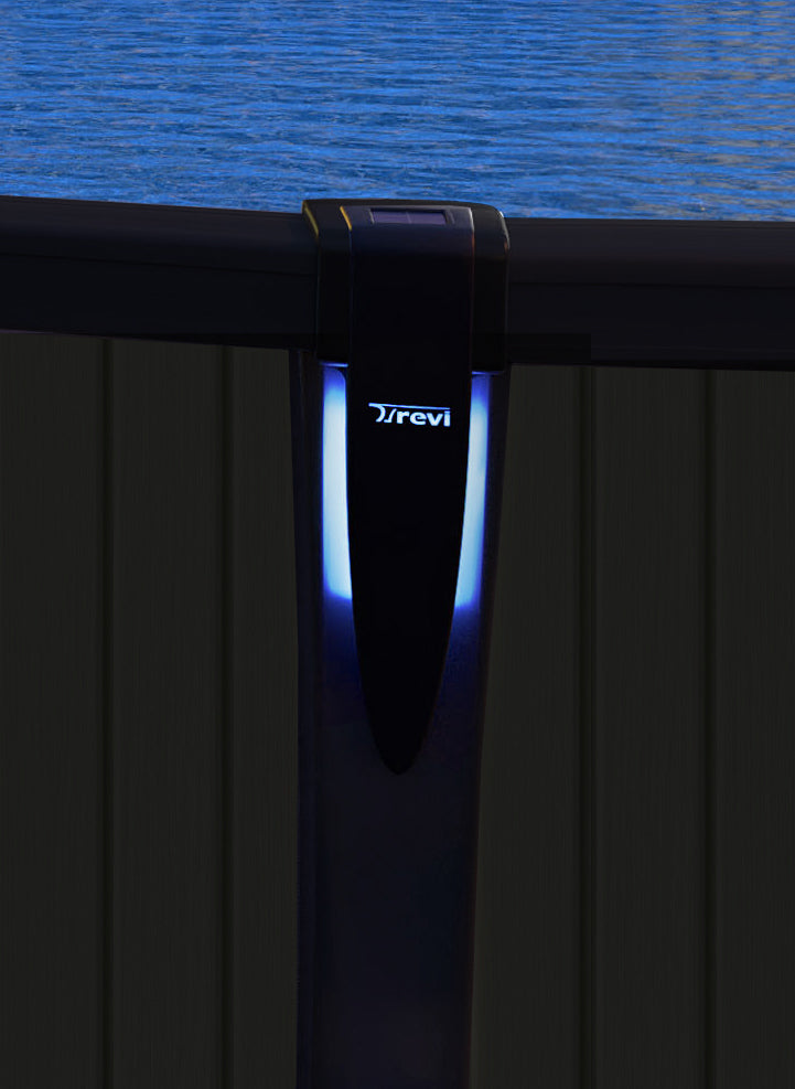 Lumières solaires à DEL multicolores pour piscine hors terre - 3 lumières solaires