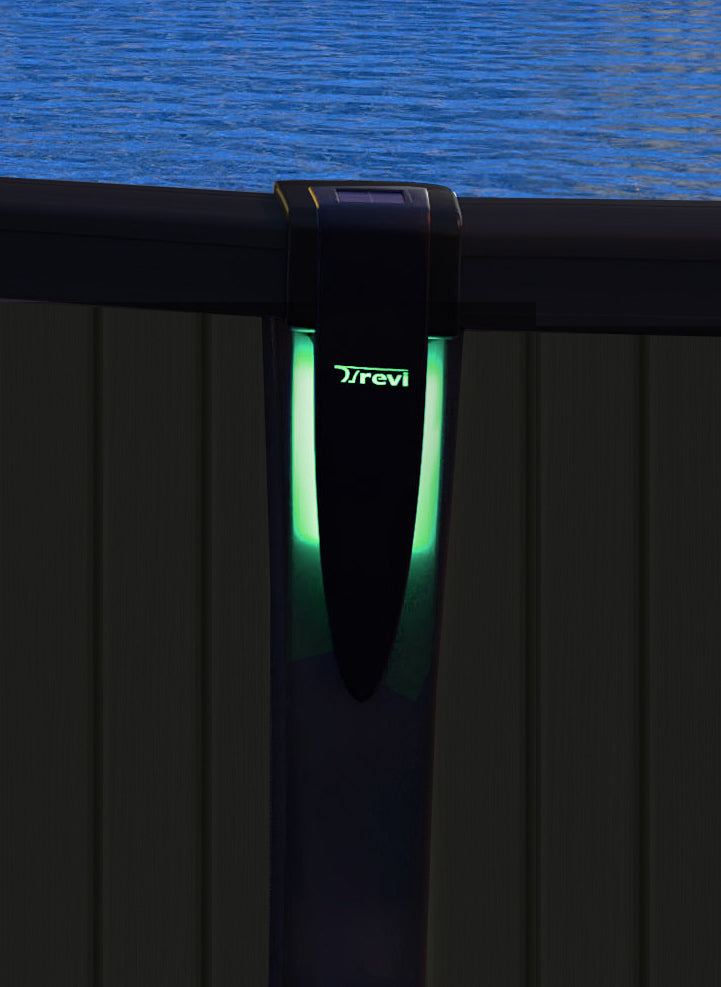 Lumières solaires à DEL multicolores pour piscine hors terre - 3 lumières solaires