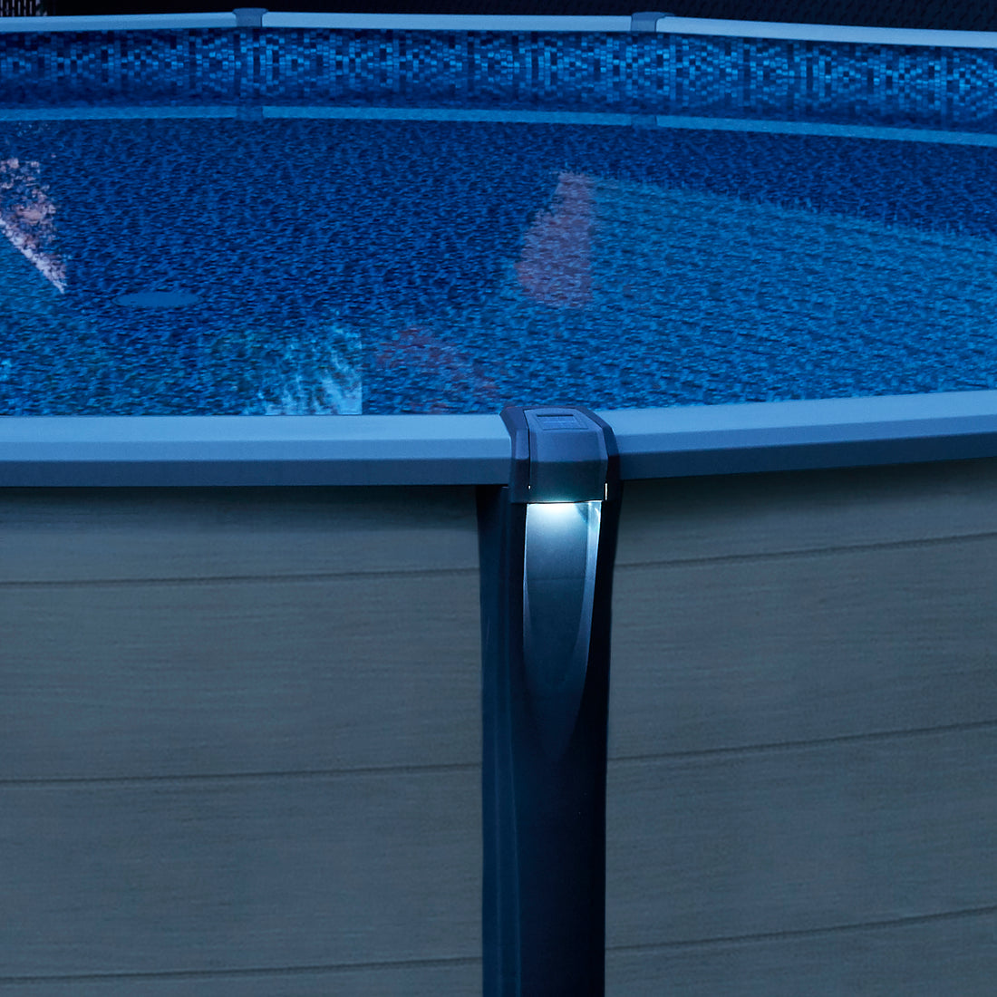 Lumières solaires à DEL multicolores pour piscine hors terre - 3 lumières solaires