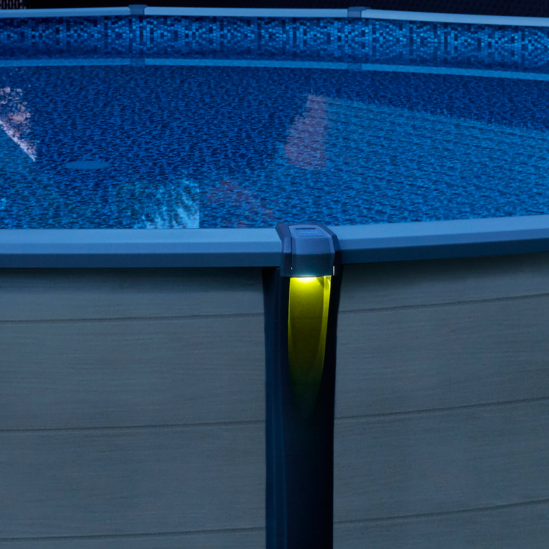 Lumières solaires à DEL multicolores pour piscine hors terre - 3 lumières solaires