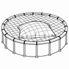 Filet pour piscine hors terre ronde