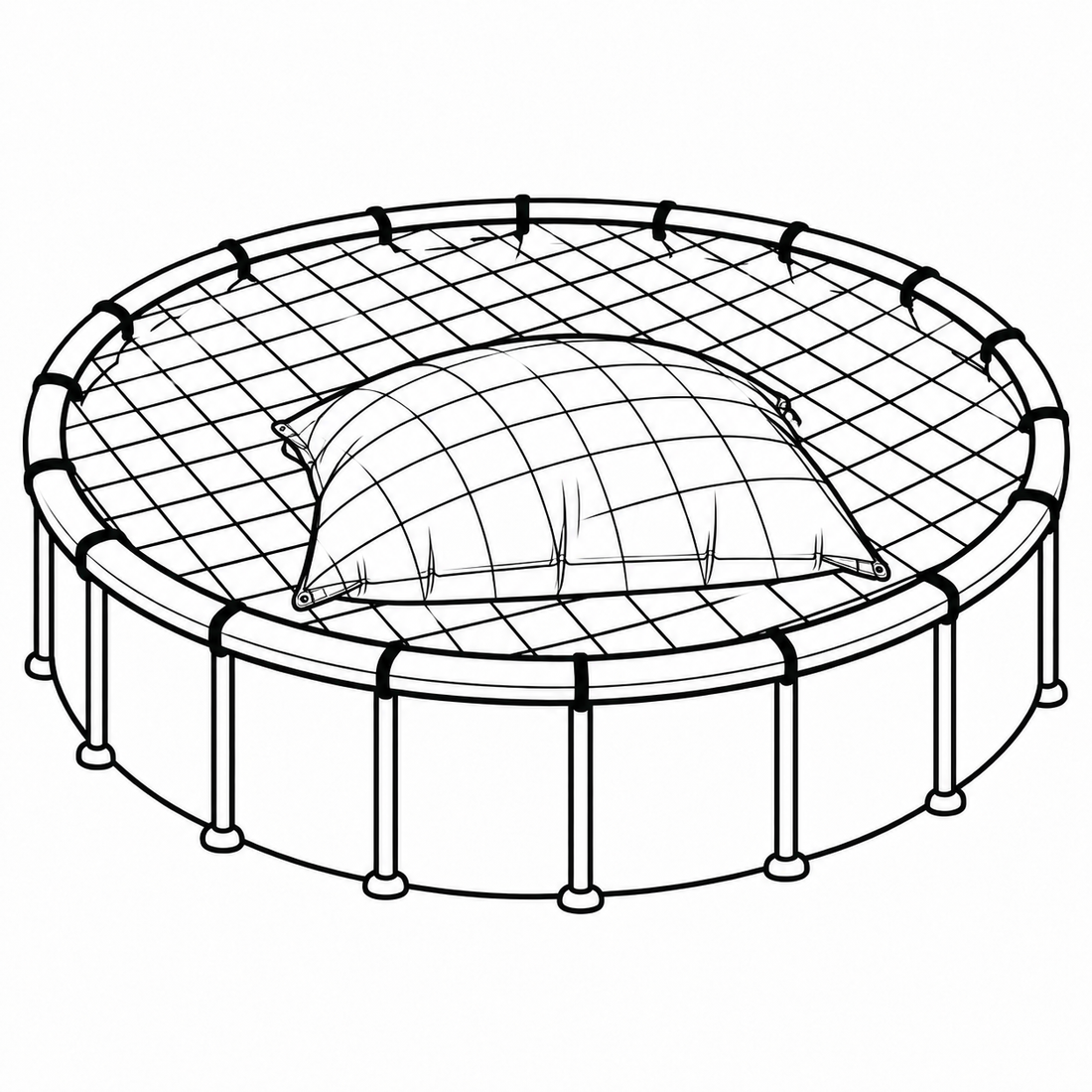 Filet pour piscine hors terre ronde