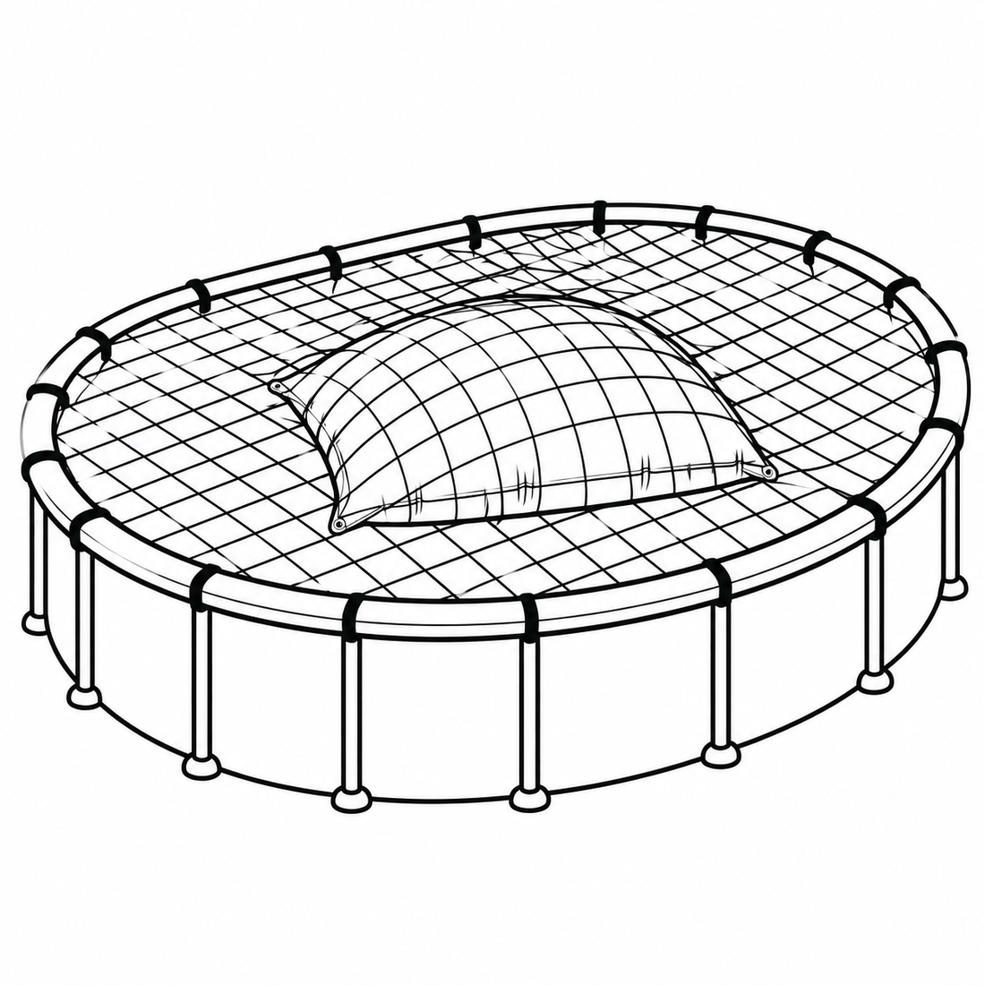 Ballon d’air d’hivernage pour toile hivernale de piscine