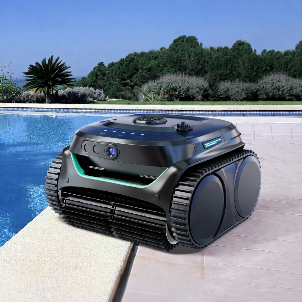 Robot C2 Pro Vision IA de Wybot sans fil pour piscines creusées