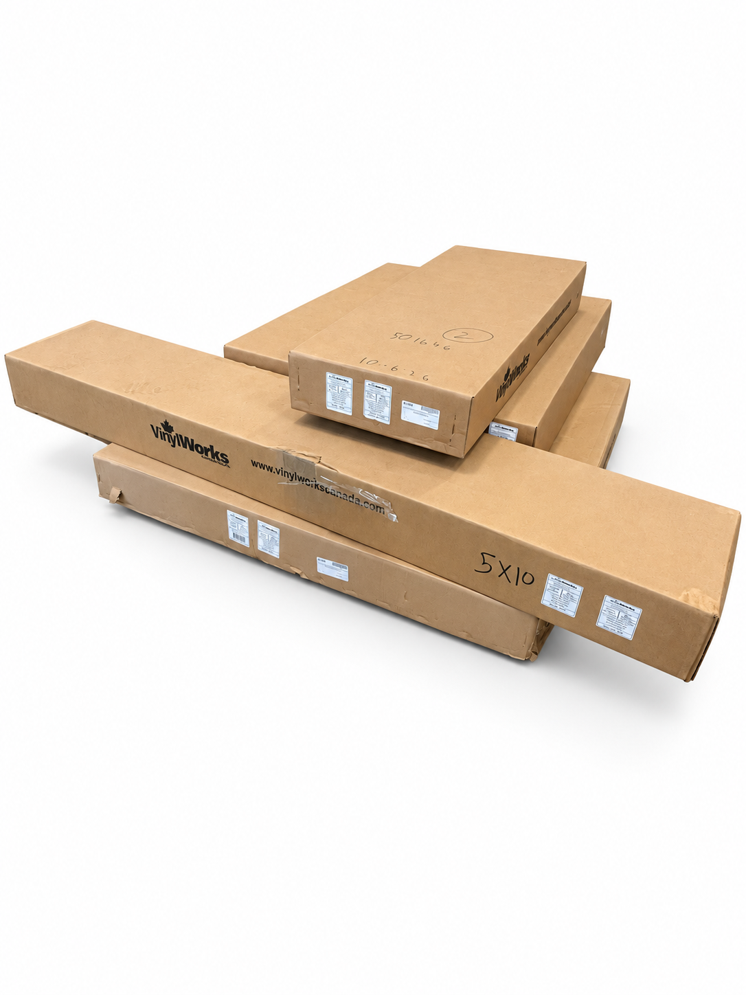 5 ft x 10 ft Grey Resin Decking Kit with Ladder – Minor Imperfections