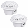 Ensemble drain de fond blanc Hayward WG1048AVPAK2 pour piscine creusée