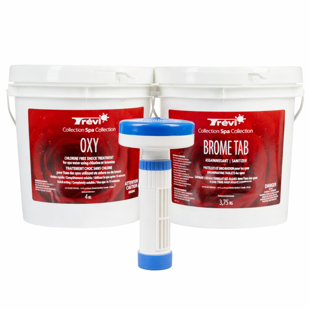 Essential bromine kit for spas