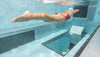 Underwater floor mirror for Endless Pools