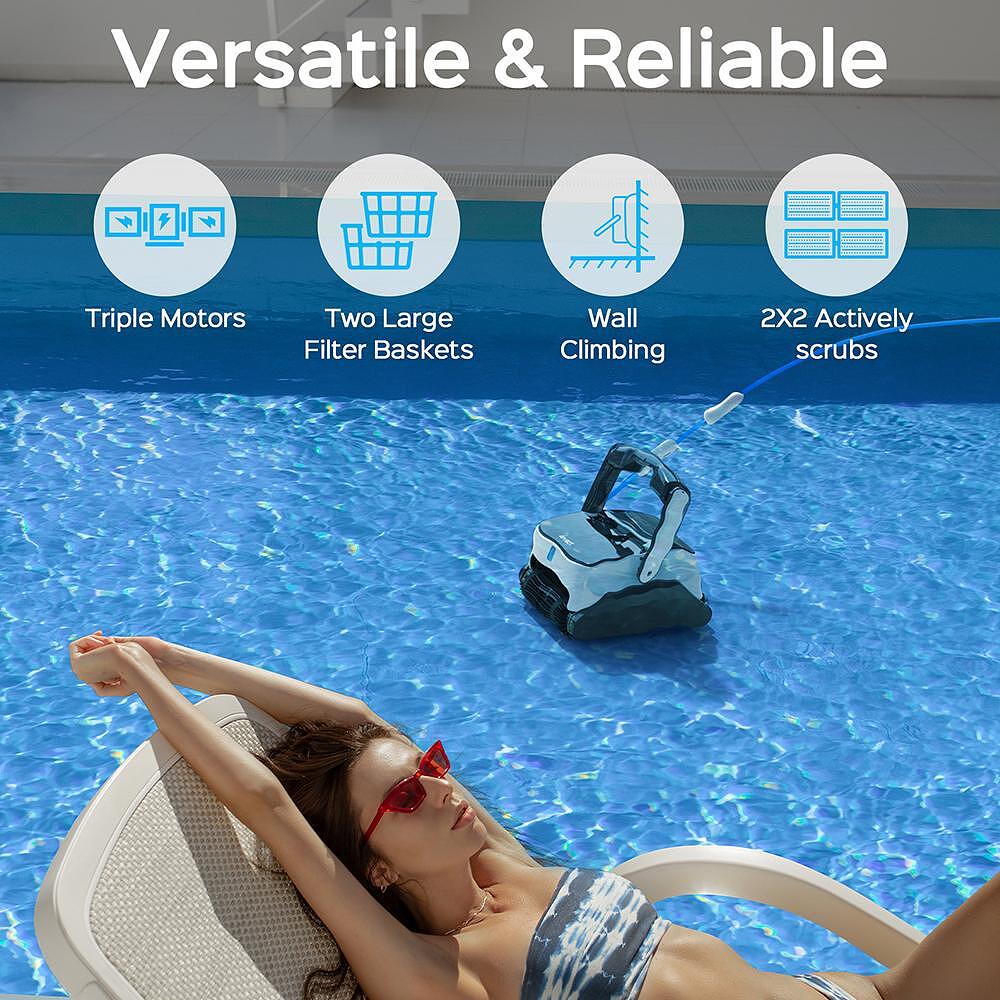 Robot Opson de Wybot avec fil pour piscines creusées